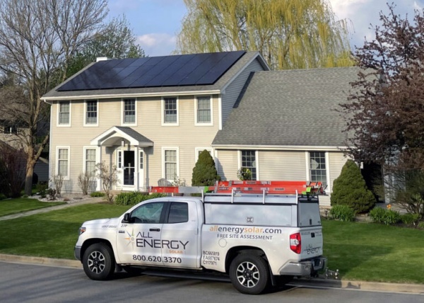 All Energy Solar solar panel installation company in Wisconsin