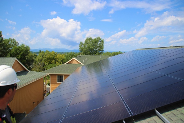 Building Energy solar panel installation company in Vermont