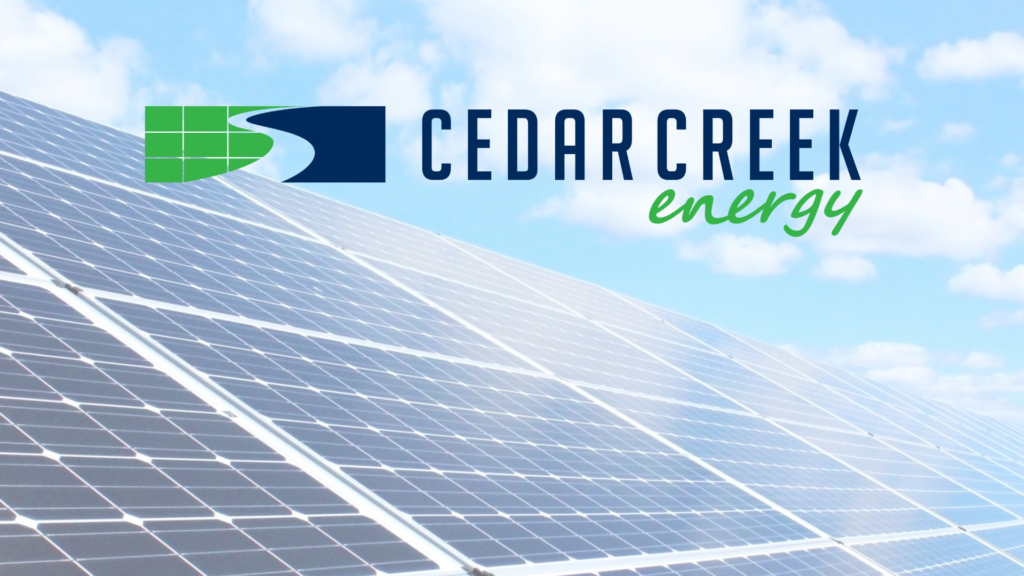 Cedar Creek Energy solar panel installation company in Wisconsin