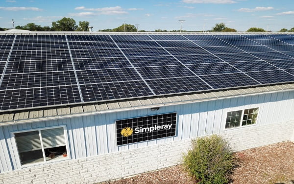 Simpleray Solar solar panel installation company in Iowa