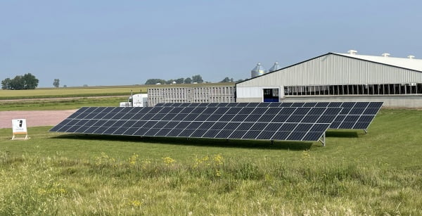 Thompson solar panel installation company in Iowa