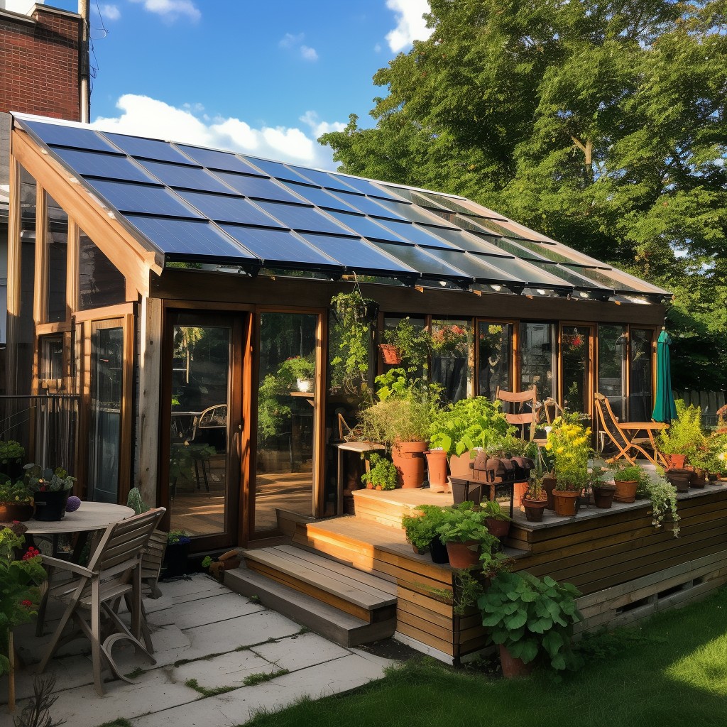 Solar Lean to Roof Ideas: Enhancing Your Outdoor Space