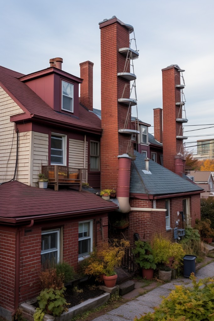 rooftop solar chimneys for enhanced ventilation